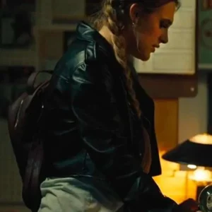 Amy Maxwell Zombie Town Movie Black Jacket