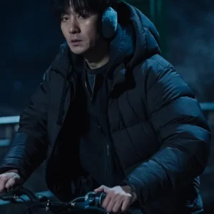 TV Series Karma Black Puffer Hooded Jacket