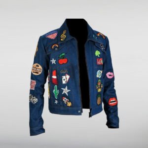 Taron Egerton Rocketman Blue Denim Jacket