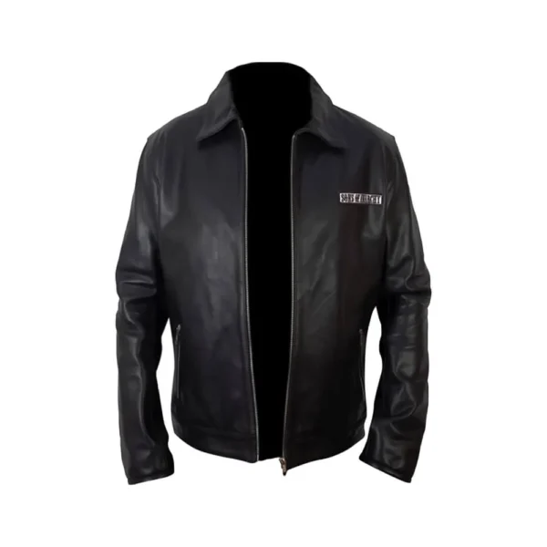 TV Series Sons Of Anarchy Black Real Leather Jacket