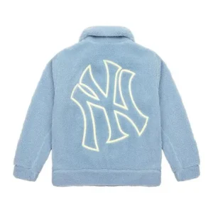 Unisex Blue Yankees MLB Sherpa Jacket