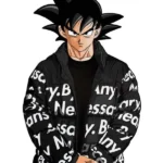 Goku Drip By Any Means Necessary Puffer Jacket