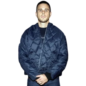 Relay 2025 Jared Abrahamson Blue Bomber Jacket