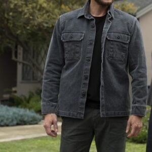 Jensen Ackles Countdown 2025 Black Denim Jacket