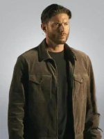 Jensen Ackles Countdown 2025 Brown Suede Jacket