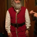 Santa Claus Red Shearling Vest