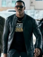 Laz Alonso The Boys Season 4 Black Leather Jacket