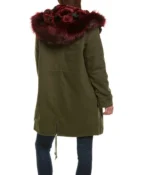 Leota Adebayo Peacemaker TV Series Green Shearling Jacket