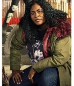Danielle Brooks Peacemaker Leota Adebayo Shearling Jacket
