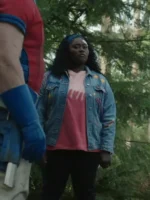 Peacemaker Star Embroidered Denim Jacket