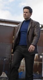 Mark Wahlberg Play Dirty 2025 Brown Blazer Jacket
