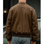 Roofman 2025 Channing Tatum Brown Leather Jacket