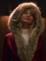 Goldie Hawn The Christmas Chronicles Leather Coat - Image 2