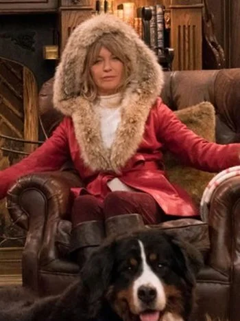 goldie-hawn-jacket-scaled-1-350x467 Goldie Hawn The Christmas Chronicles Leather Coat - Image 1