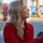 Ginna Claire Mason A Newport Christmas 2025 festive red coat