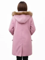 Nikki Rodriguez My Life with the Walter Boys pink woolen coat