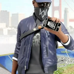 Marcus Holloway Watch Dogs 2 leather jacket