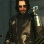Keanu Reeves Cyberpunk 2077 leather jacket