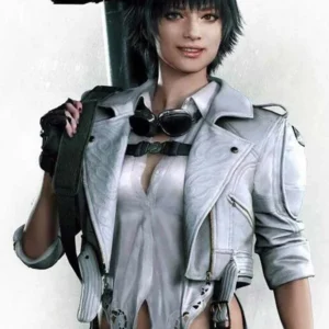Lady Devil May Cry 5 leather jacket