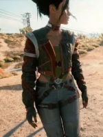 Panam Palmer in Cyberpunk 2077 costume leather jacket
