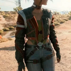 Panam Palmer in Cyberpunk 2077 costume leather jacket