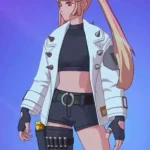 Lennox Rose Fortnite Chapter 3 leather jacket