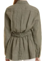 Sarah Rafferty My Life with the Walter Boys casual green jacket