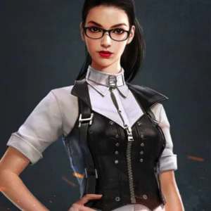Nikita in Free Fire black vest