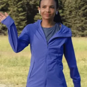 Jackie Howard My Life with the Walter Boys stylish purple jacket