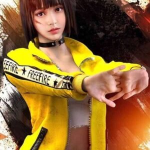Kelly in Free Fire yellow jacket