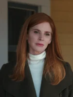 Sarah Rafferty My Life with the Walter Boys green woolen trench coat