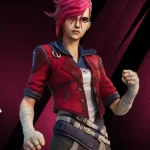 Arcane VI League of Legends red leather jacket