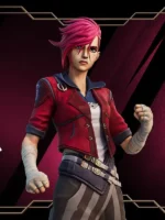 Arcane VI League of Legends red leather jacket