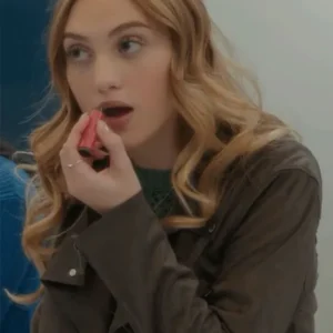 Madison Brydges My Life with the Walter Boys casual brown jacket