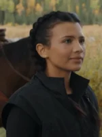 Jackie Howard My Life With The Walter Boys stylish black vest