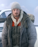 Joel Kinnaman Ice Fall 2025 winter grey jacket