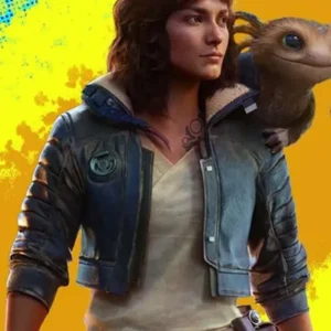 Kay Vess Star Wars Outlaws leather jacket