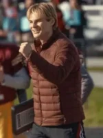 Noah LaLonde My Life with the Walter Boys casual brown puffer jacket