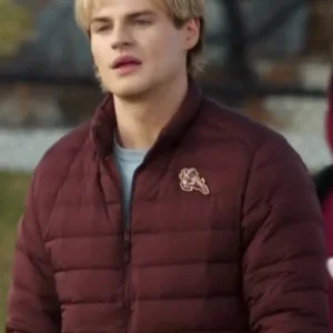 Noah LaLonde My Life with the Walter Boys brown parachute jacket