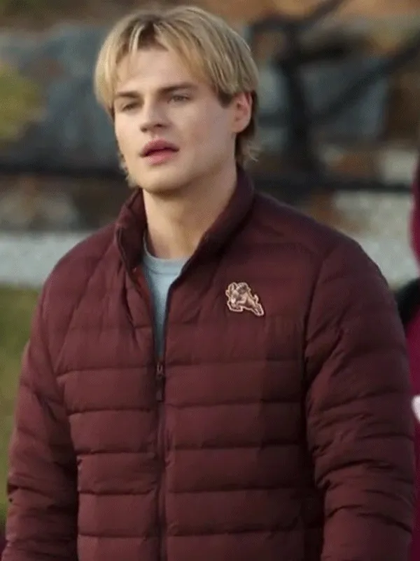 21 Noah LaLonde My Life with the Walter Boys brown parachute jacket