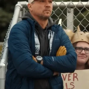 George Walter My Life with the Walter Boys casual blue puffer jacket