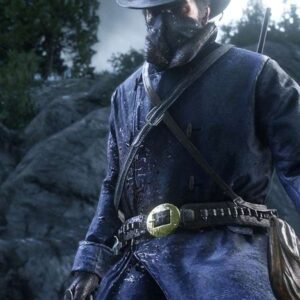 Arthur Morgan in Red Dead Redemption suede leather coat