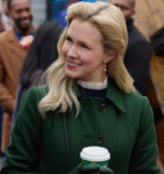 Ginna Claire Mason A Newport Christmas 2025 green wool coat