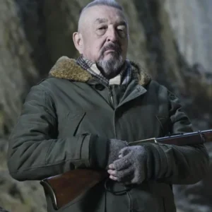 Graham Greene Ice Fall 2025 green cotton jacket