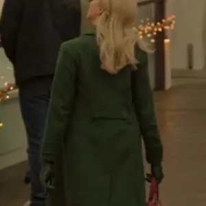 Ginna Claire Mason A Newport Christmas 2025 forest green coat