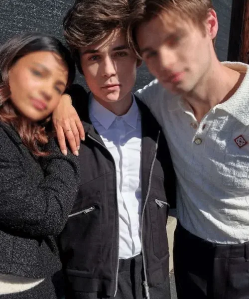 Ashby Gentry in My Life with the Walter Boys black cotton jacket