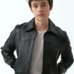 Ashby Gentry My Life with the Walter Boys black leather jacket