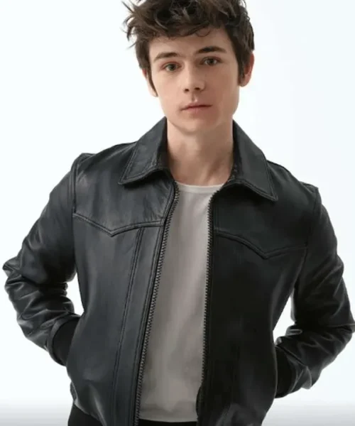 Ashby Gentry My Life with the Walter Boys black leather jacket