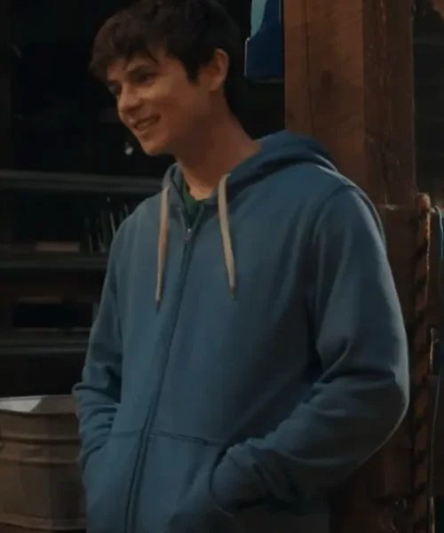 Alex Walter My Life with the Walter Boys blue hooded jacket