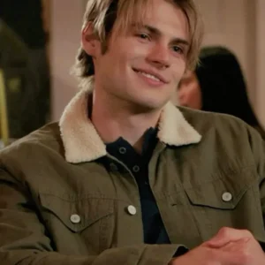 Noah LaLonde My Life with the Walter Boys green cotton jacket